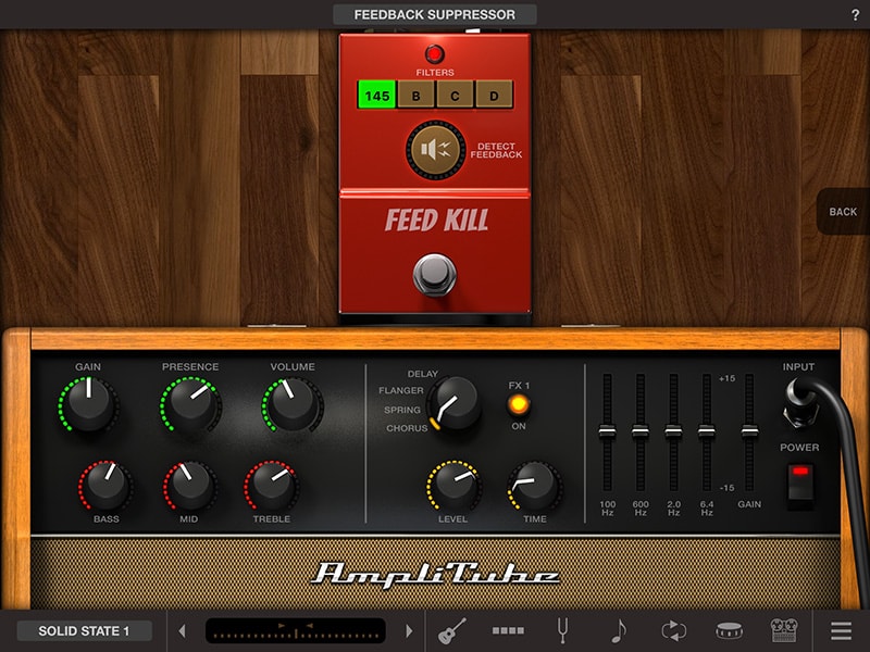 AmpliTube Acoustic Feed Kill