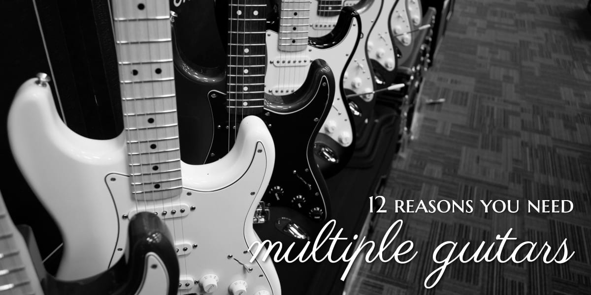 12 reasons you need multiple guitars Scarebear