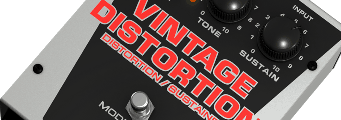 52 pedals, week 50—Behringer Vintage Distortion VD1