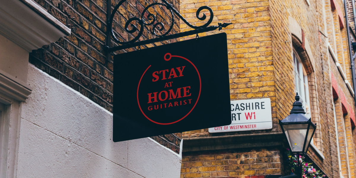 Stay At Home Guitarist Logo